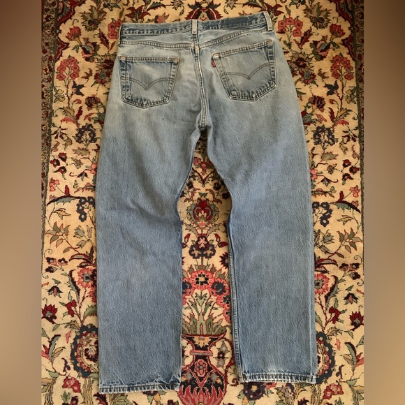 Vintage 1990s Levi’s 501 jeans - 33”x30” - Picture 5 of 8
